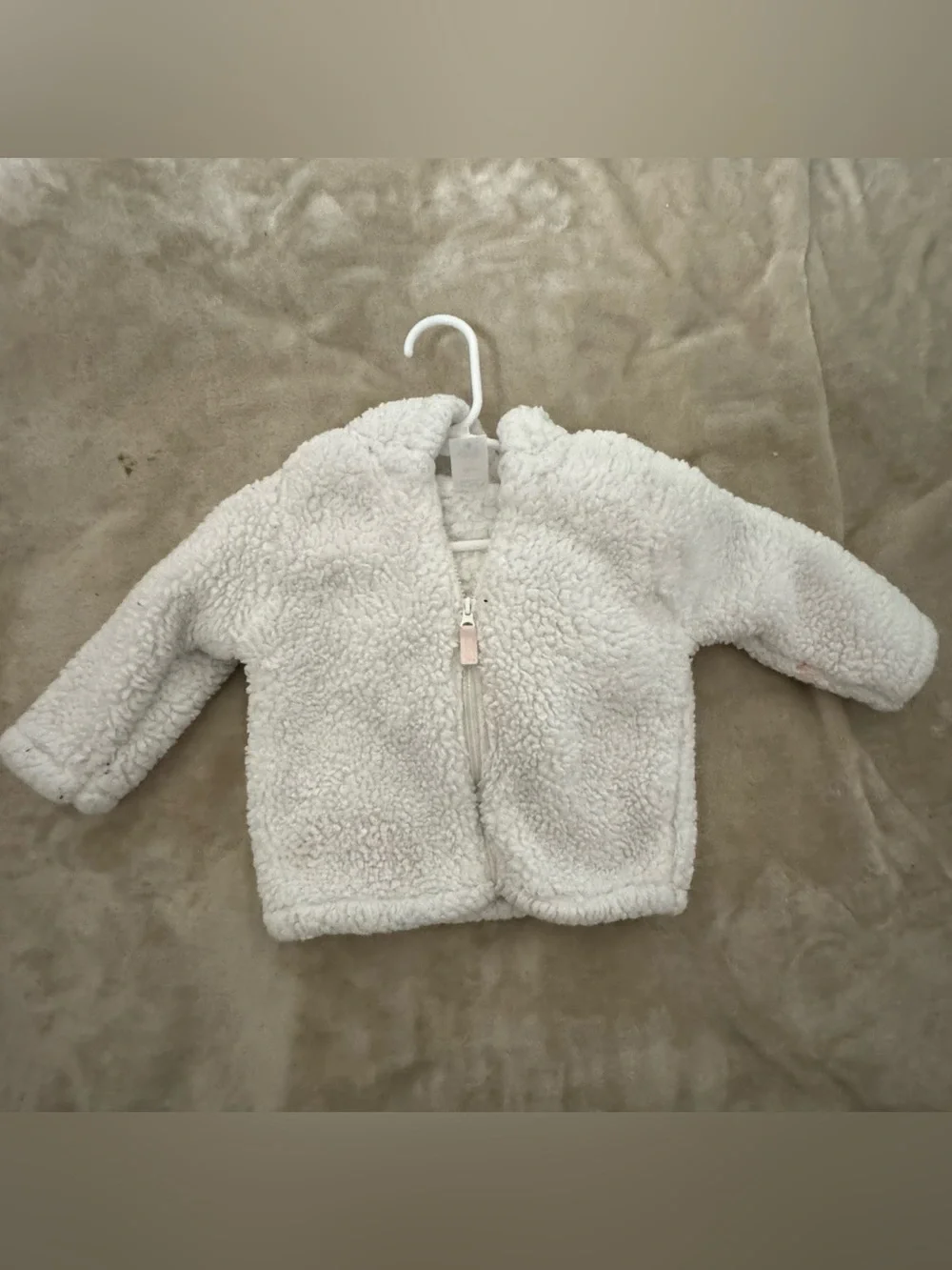 Carter's Cream Sherpa Zip Hoodie